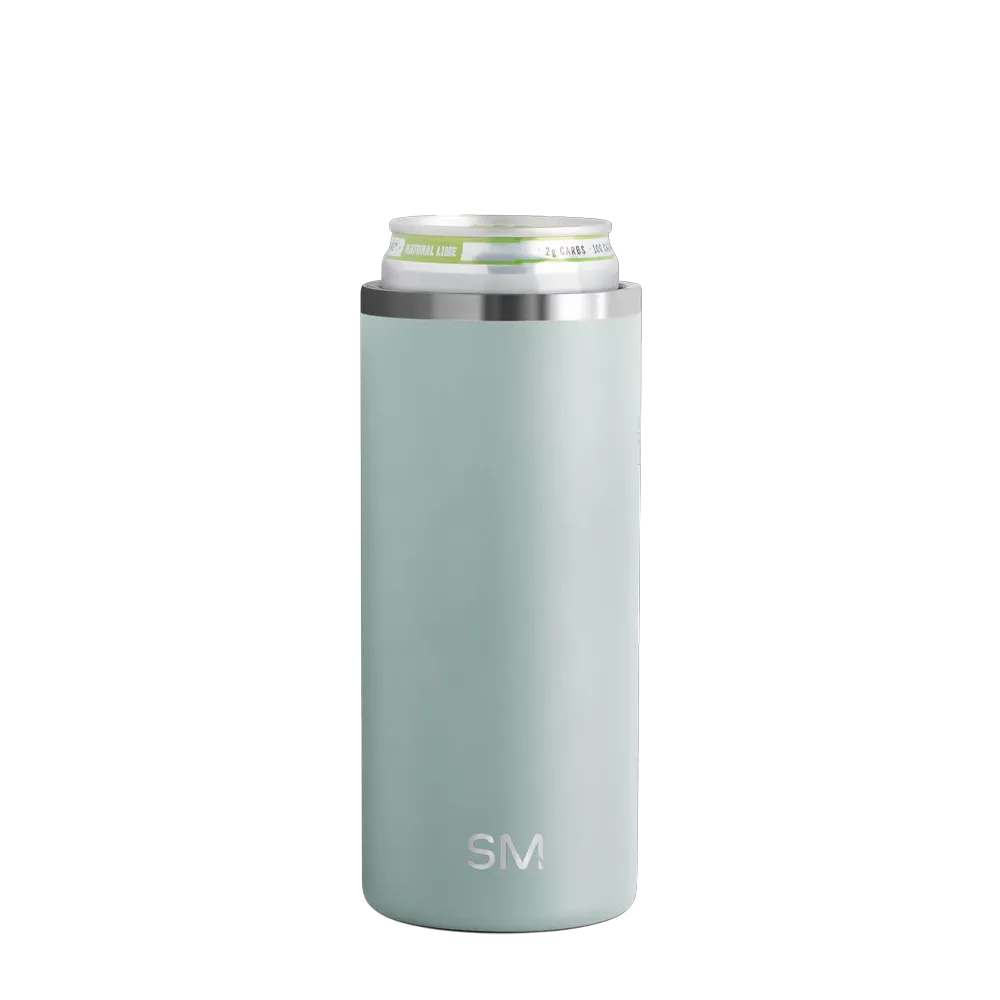 Simple Modern Ranger Slim Insulated Can Holder 12 oz Sea Glass Sage 