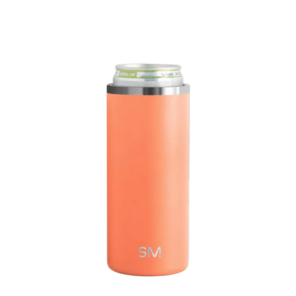 Simple Modern Ranger Slim Insulated Can Holder 12 oz Clementine 