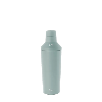 Simple Modern Classic Cocktail Shaker with Jigger Lid 20 oz Sea Glass Sage 