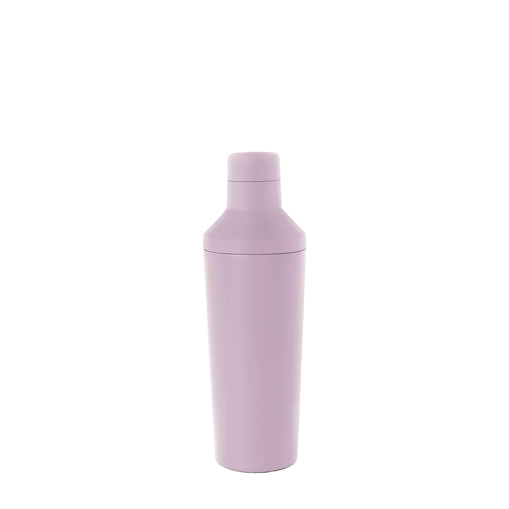 Simple Modern Classic Cocktail Shaker with Jigger Lid 20 oz Lavender Mist 