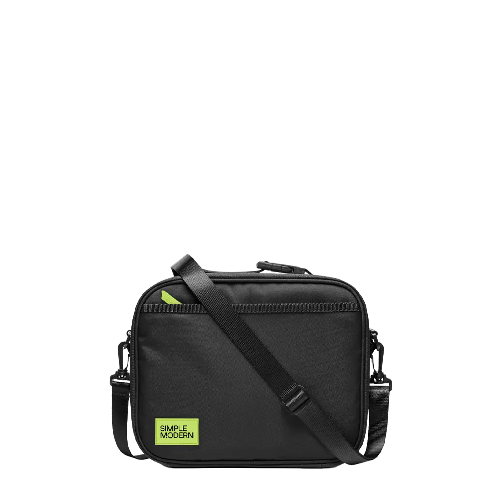 Simple Modern Hadley Lunch Box with Shoulder Strap 4 L Midnight Black 