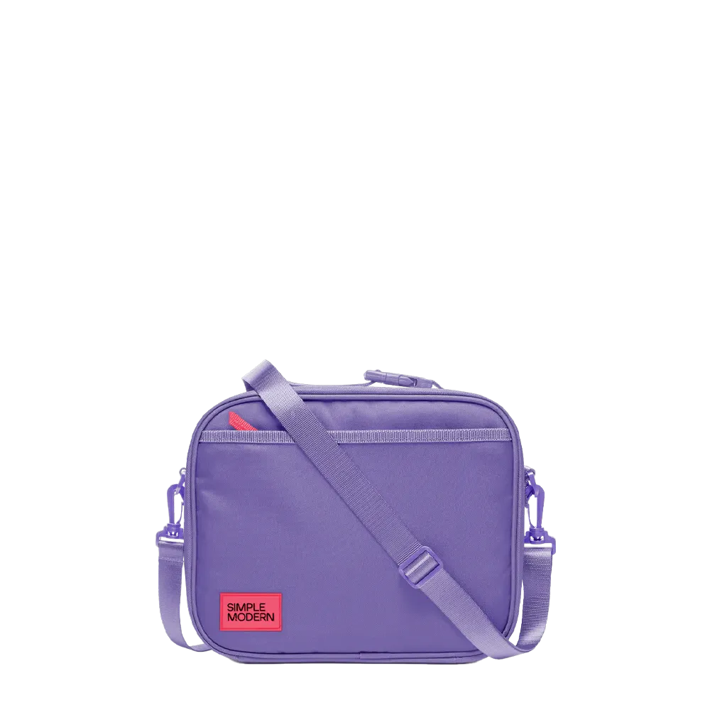 Simple Modern Hadley Lunch Box with Shoulder Strap 4 L Purple Rain 