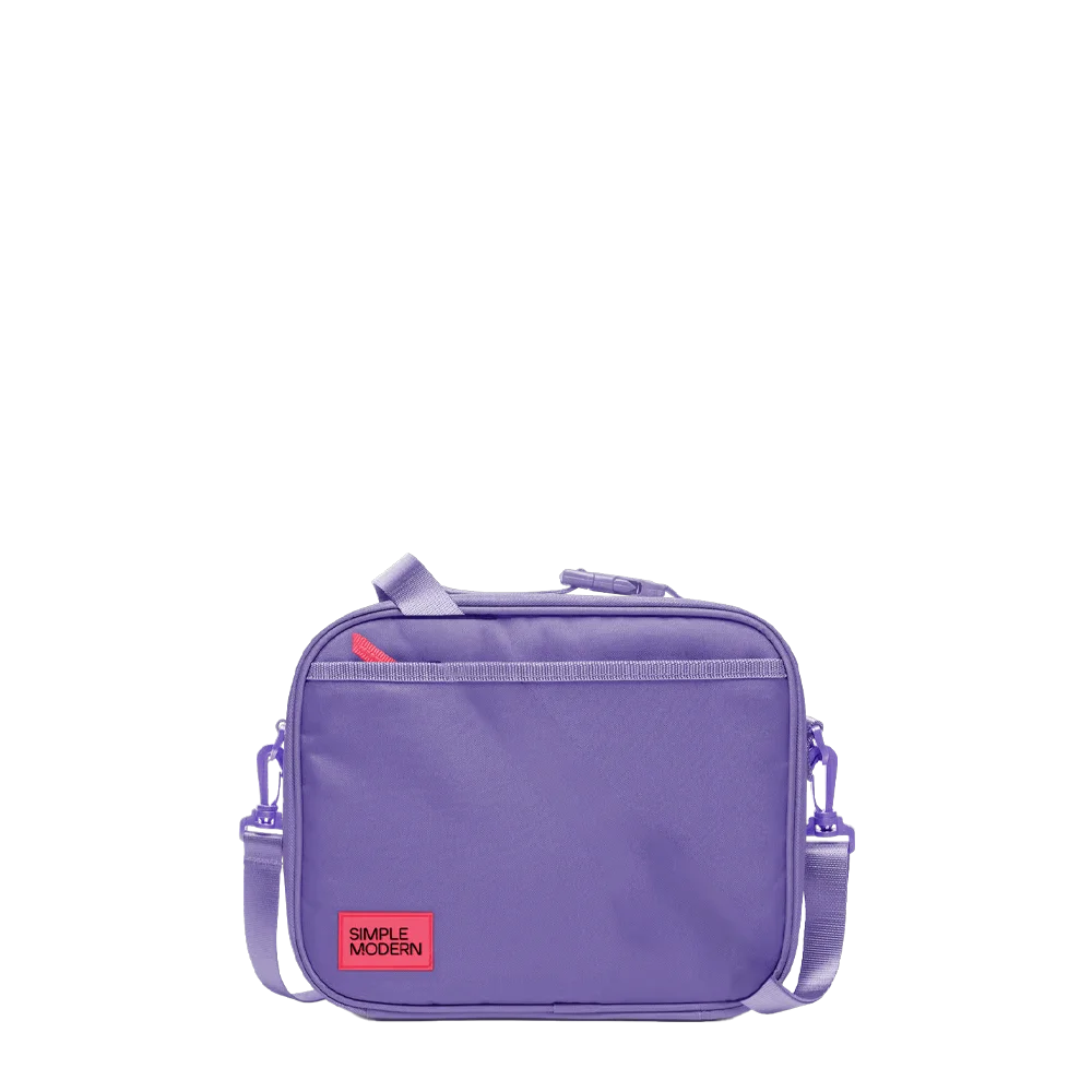 Simple Modern Hadley Lunch Box with Shoulder Strap 4 L Purple Rain 