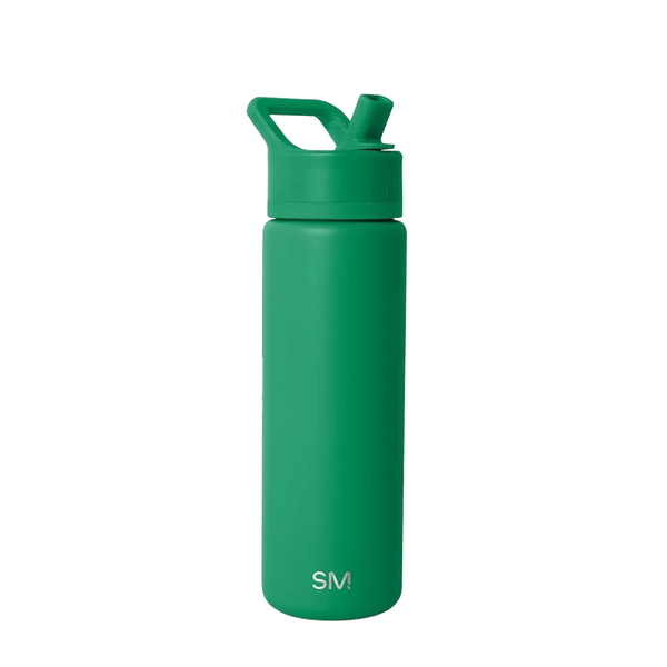 Simple Modern 22 oz Summit Water Bottle With Straw Lid #color_kelly-green