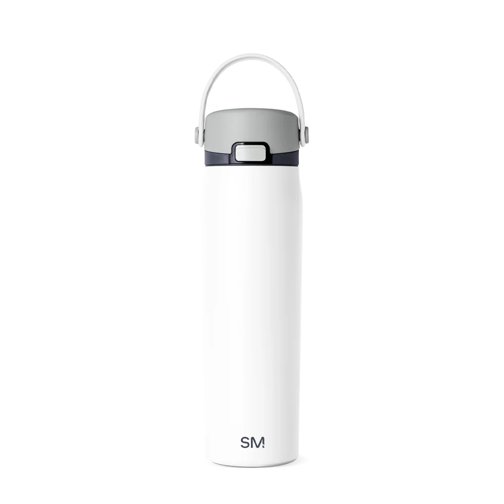 Simple Modern Mesa Sport Bottle with Covered Chug Lid 24 oz Polar Bear 