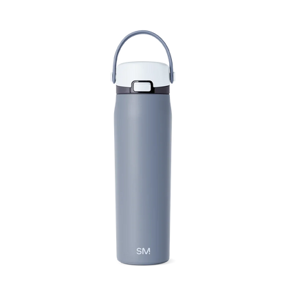 Simple Modern Mesa Sport Bottle with Covered Chug Lid 24 oz Coastal Fog 