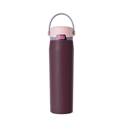 Simple Modern Mesa Sport Bottle with Covered Chug Lid 24 oz Cherry Wine Mix 