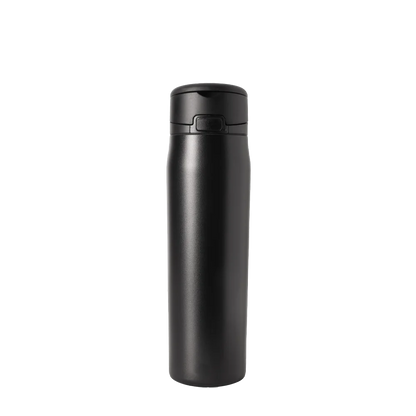 Simple Modern Mesa Loop Bottle with Covered Straw 24 oz Midnight Black 