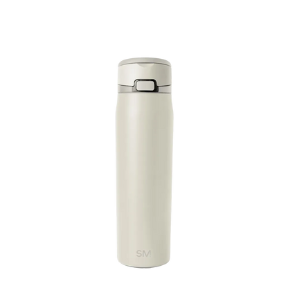 Simple Modern Mesa Loop Bottle with Covered Straw 24 oz Cashew 