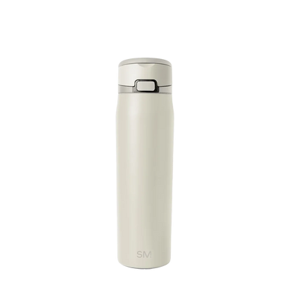 Simple Modern Mesa Loop Bottle with Covered Straw 24 oz Cashew 