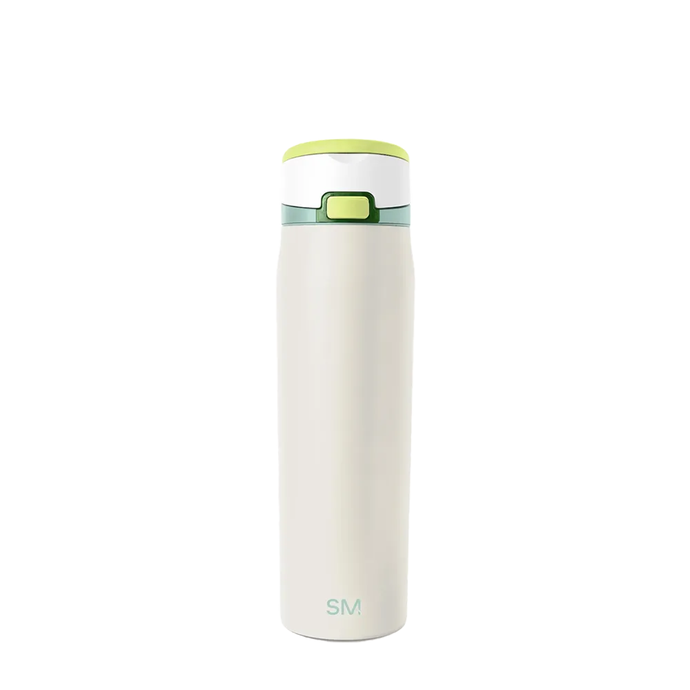 Simple Modern Mesa Loop Bottle with Covered Straw 24 oz Coconut 