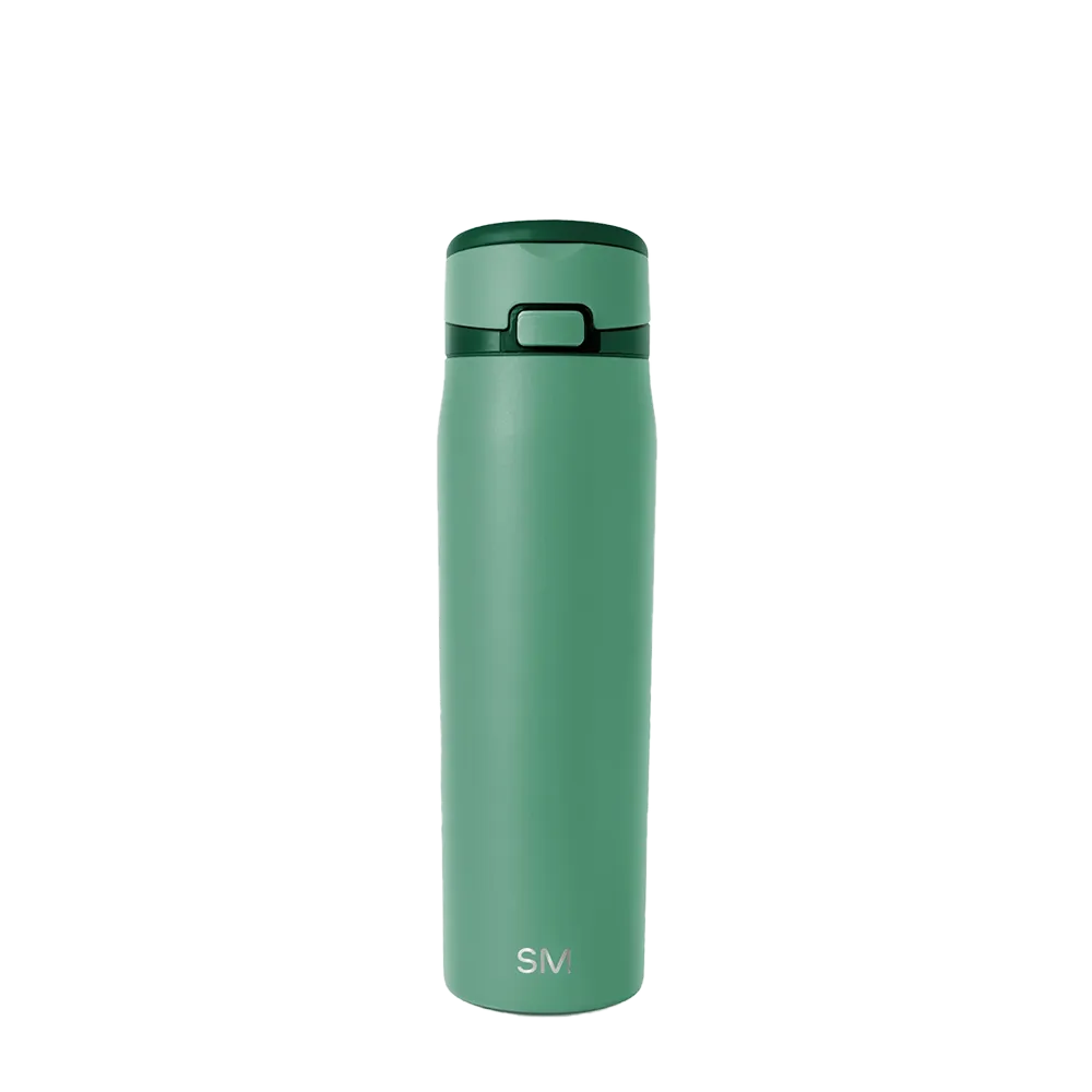Simple Modern Mesa Loop Bottle with Covered Straw 24 oz Basil 