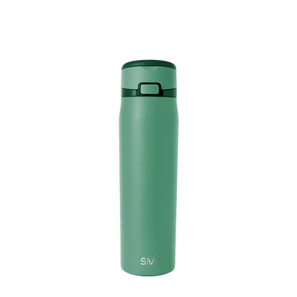Simple Modern Mesa Loop Bottle with Covered Straw 24 oz Basil 