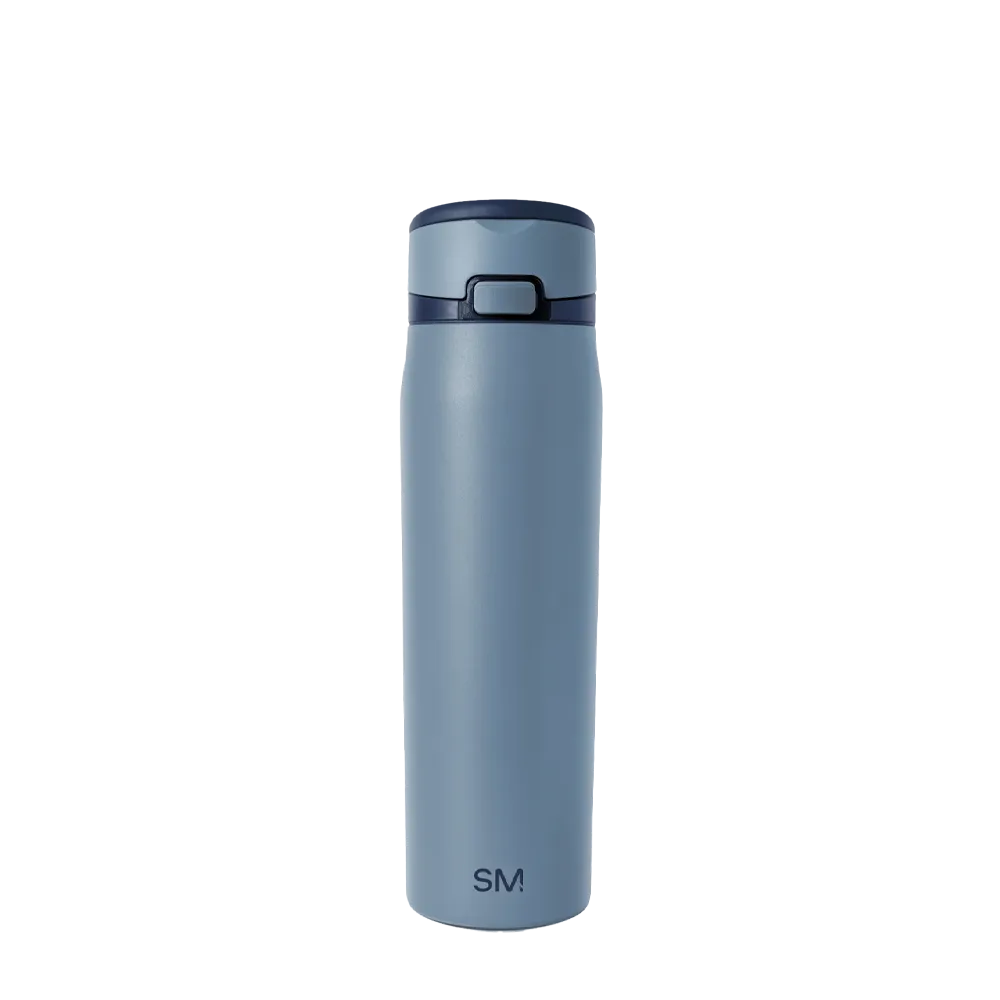 Simple Modern Mesa Loop Bottle with Covered Straw 24 oz Deep Dune 