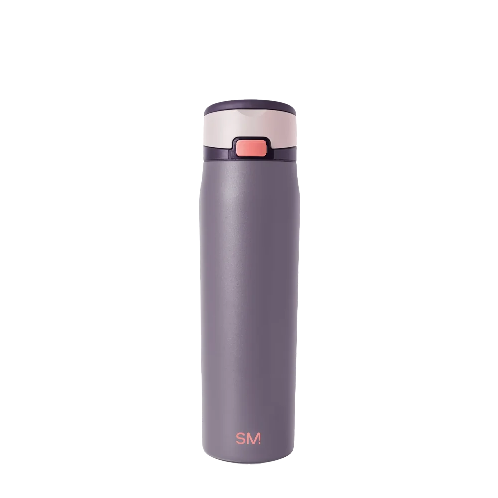 Simple Modern Mesa Loop Bottle with Covered Straw 24 oz Iris Sage 