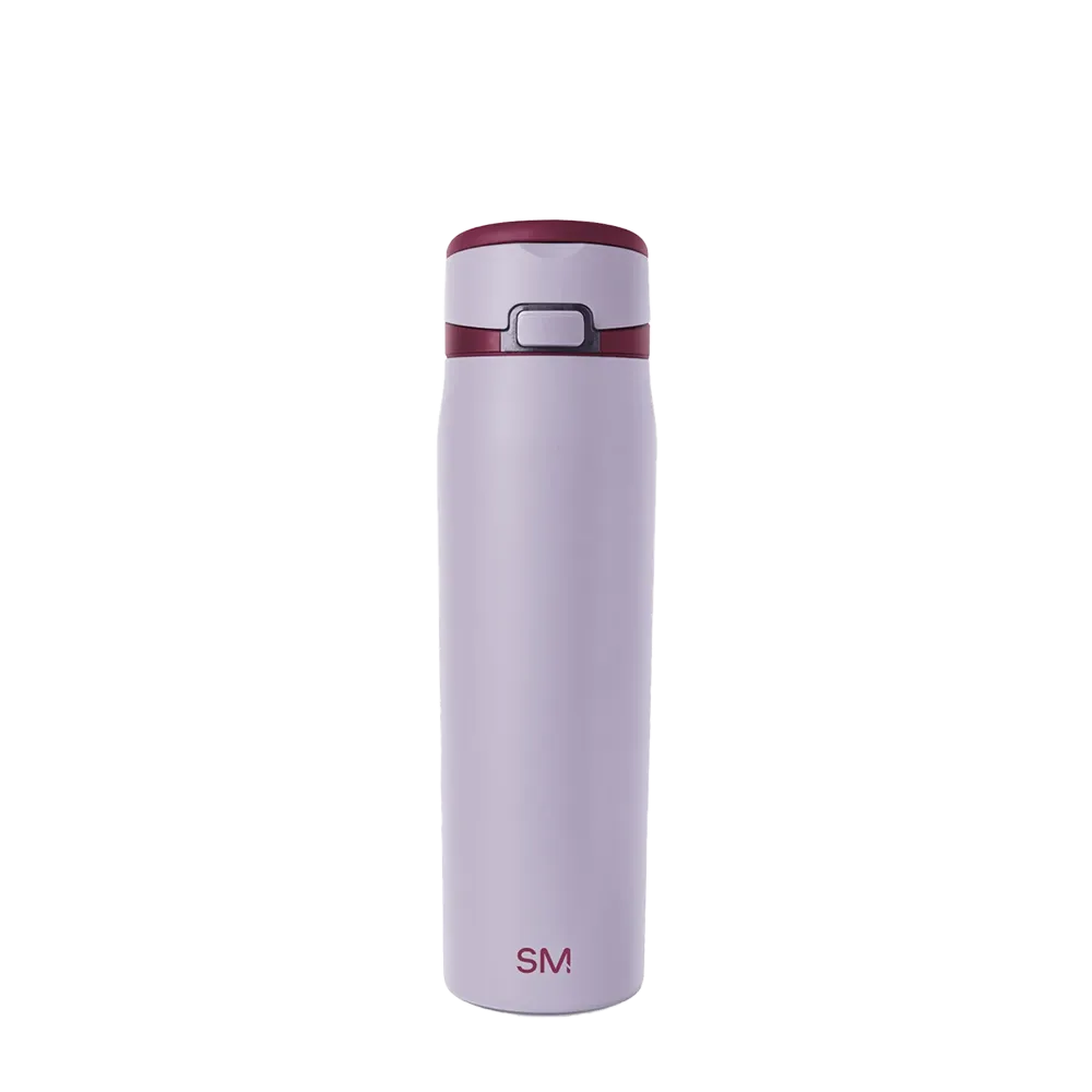 Simple Modern Mesa Loop Bottle with Covered Straw 24 oz Lilac Stone 