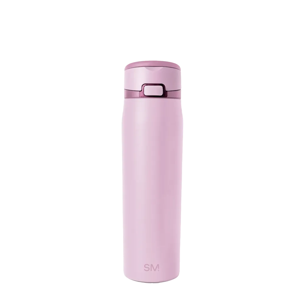 Simple Modern Mesa Loop Bottle with Covered Straw 24 oz Pink Champagne 