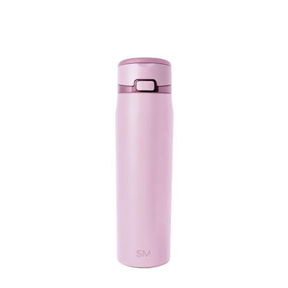 Simple Modern Mesa Loop Bottle with Covered Straw 24 oz Pink Champagne 