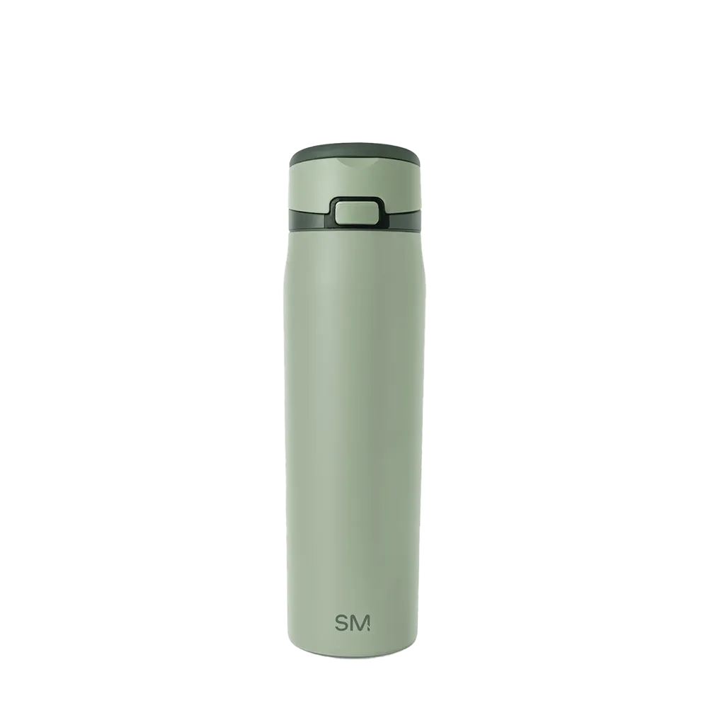 Simple Modern Mesa Loop Bottle with Covered Straw 24 oz Eucalyptus Mix 