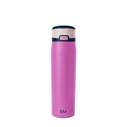 Simple Modern Mesa Loop Bottle with Covered Straw 24 oz Fuchsia Mix 