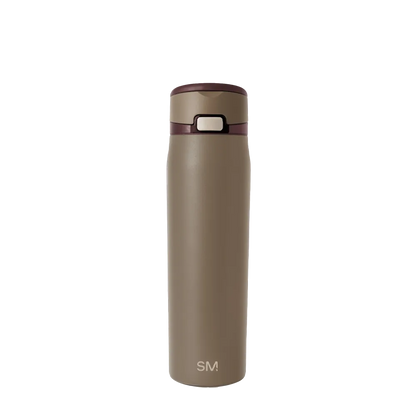 Simple Modern Mesa Loop Bottle with Covered Straw 24 oz Hazelnut Mix 