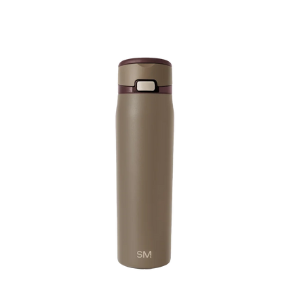 Simple Modern Mesa Loop Bottle with Covered Straw 24 oz Hazelnut Mix 