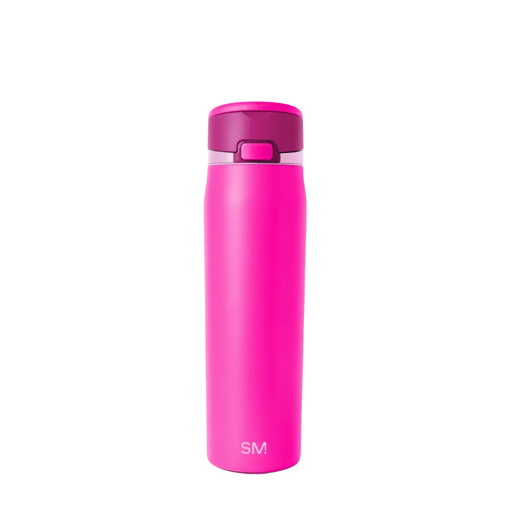 Simple Modern Mesa Loop Bottle with Covered Straw 24 oz Raspberry Vibes Mix 