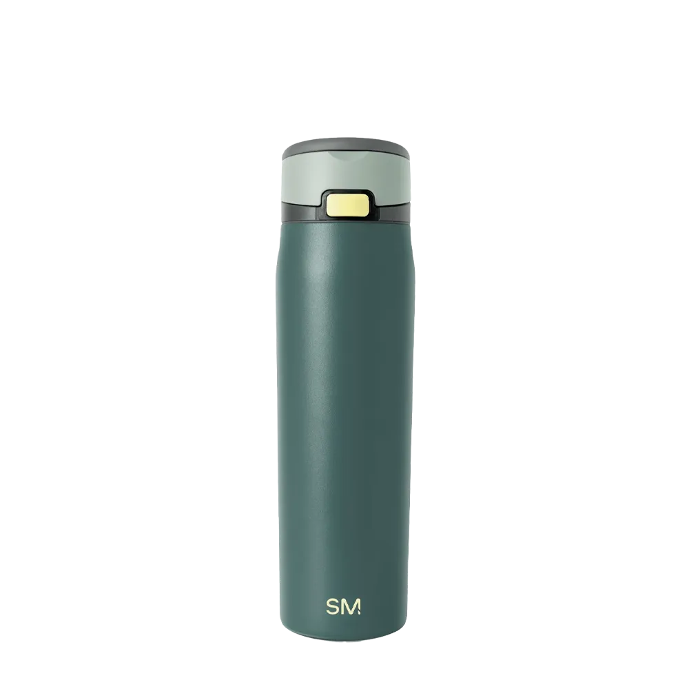 Simple Modern Mesa Loop Bottle with Covered Straw 24 oz Steel Harbor Mix 