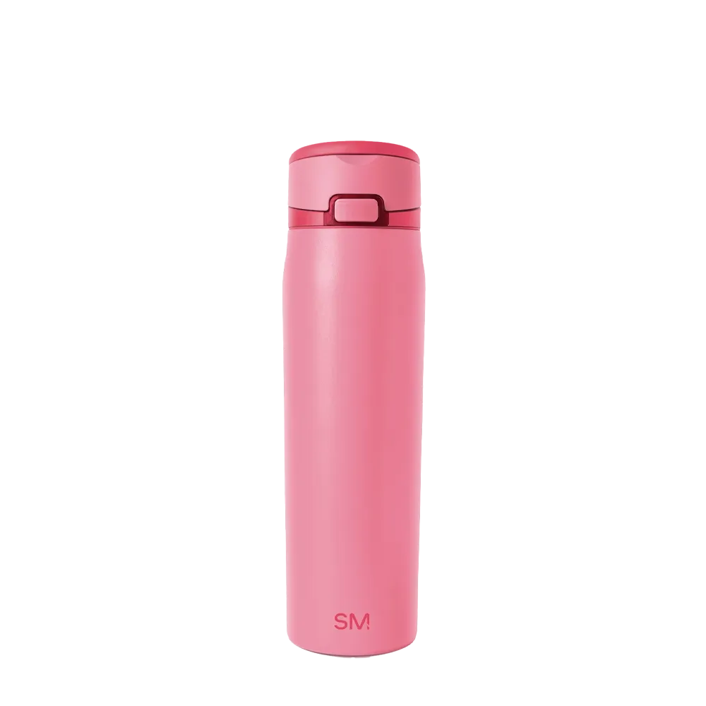 Simple Modern Mesa Loop Bottle with Covered Straw 24 oz Velvet Pink Mix 