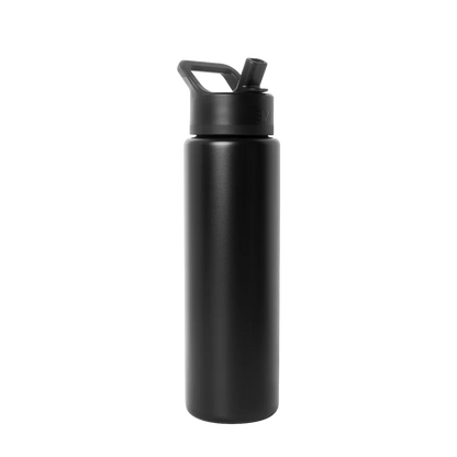 Simple Modern Summit Water Bottle With Straw Lid 30 oz Midnight Black 