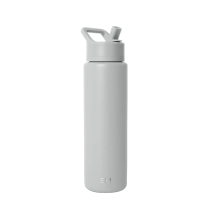 Simple Modern Summit Water Bottle With Straw Lid 30 oz Ice Gray 