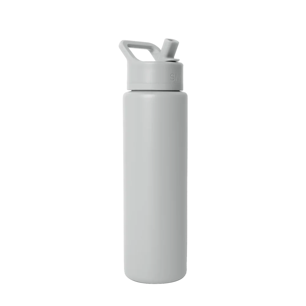 Simple Modern Summit Water Bottle With Straw Lid 30 oz Ice Gray 