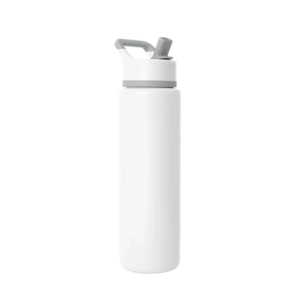 Simple Modern Summit Water Bottle With Straw Lid 30 oz Winter White 