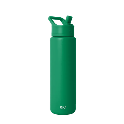 Simple Modern Summit Water Bottle With Straw Lid 30 oz Kelly Green 