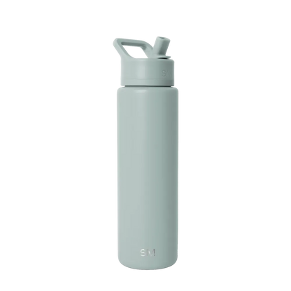 Simple Modern Summit Water Bottle With Straw Lid 30 oz Sea Glass Sage 