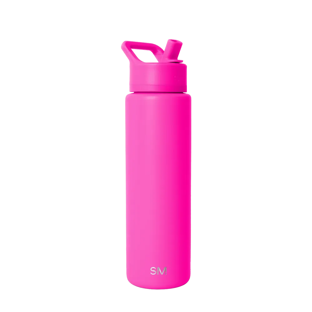 Simple Modern Summit Water Bottle With Straw Lid 30 oz Raspberry Vibes 