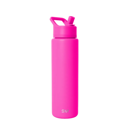 Simple Modern Summit Water Bottle With Straw Lid 30 oz Raspberry Vibes 