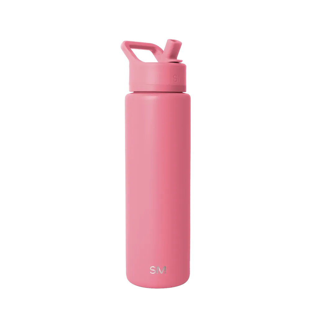 Simple Modern Summit Water Bottle With Straw Lid 30 oz Velvet Pink 