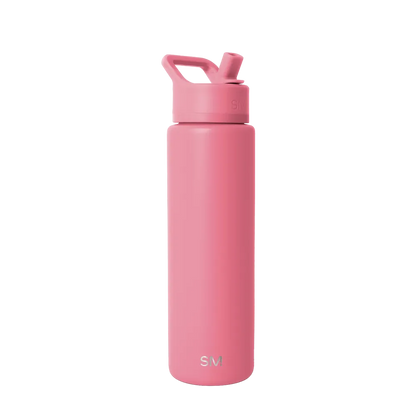 Simple Modern Summit Water Bottle With Straw Lid 30 oz Velvet Pink 