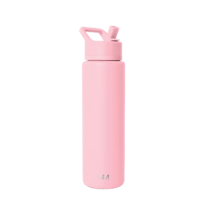 Simple Modern Summit Water Bottle With Straw Lid 30 oz Blush 