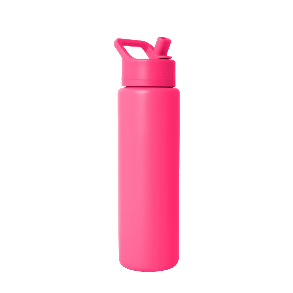 Simple Modern Summit Water Bottle With Straw Lid 30 oz Malibu Pink 