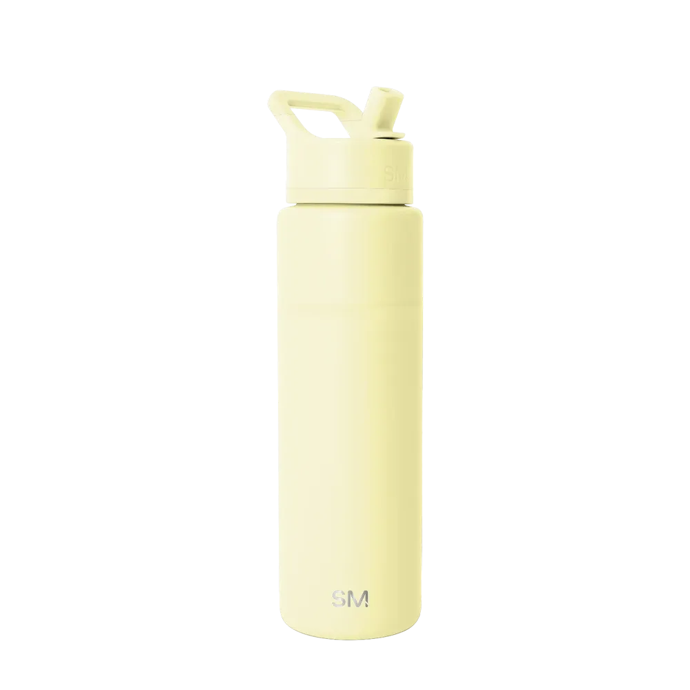 Simple Modern Summit Water Bottle With Straw Lid 30 oz Buttercup 