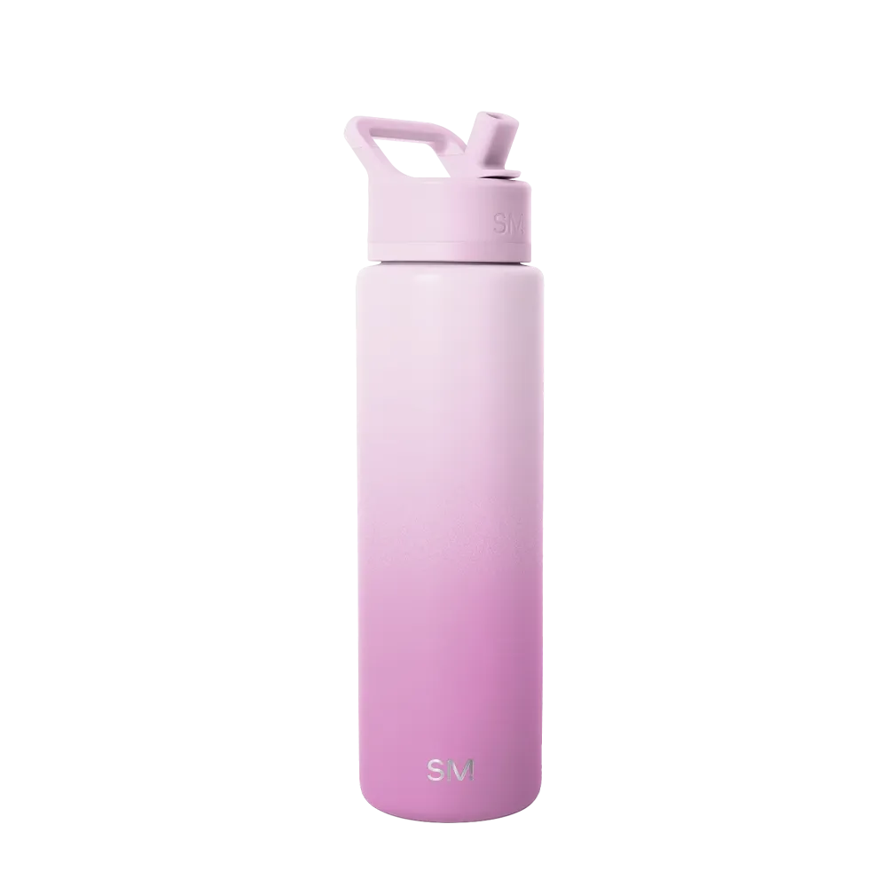 Simple Modern Summit Water Bottle With Straw Lid 30 oz Violet Dreams 