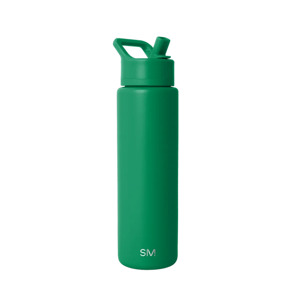 Simple Modern 30 oz Summit Water Bottle With Straw Lid #color_kelly-green