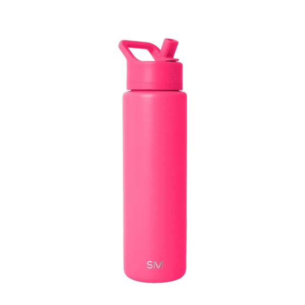 Simple Modern 30 oz Summit Water Bottle With Straw Lid #color_malibu-pink