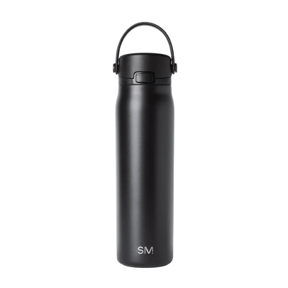 Simple Modern Mesa Sport Bottle with Covered Chug Lid 30 oz Midnight Black 