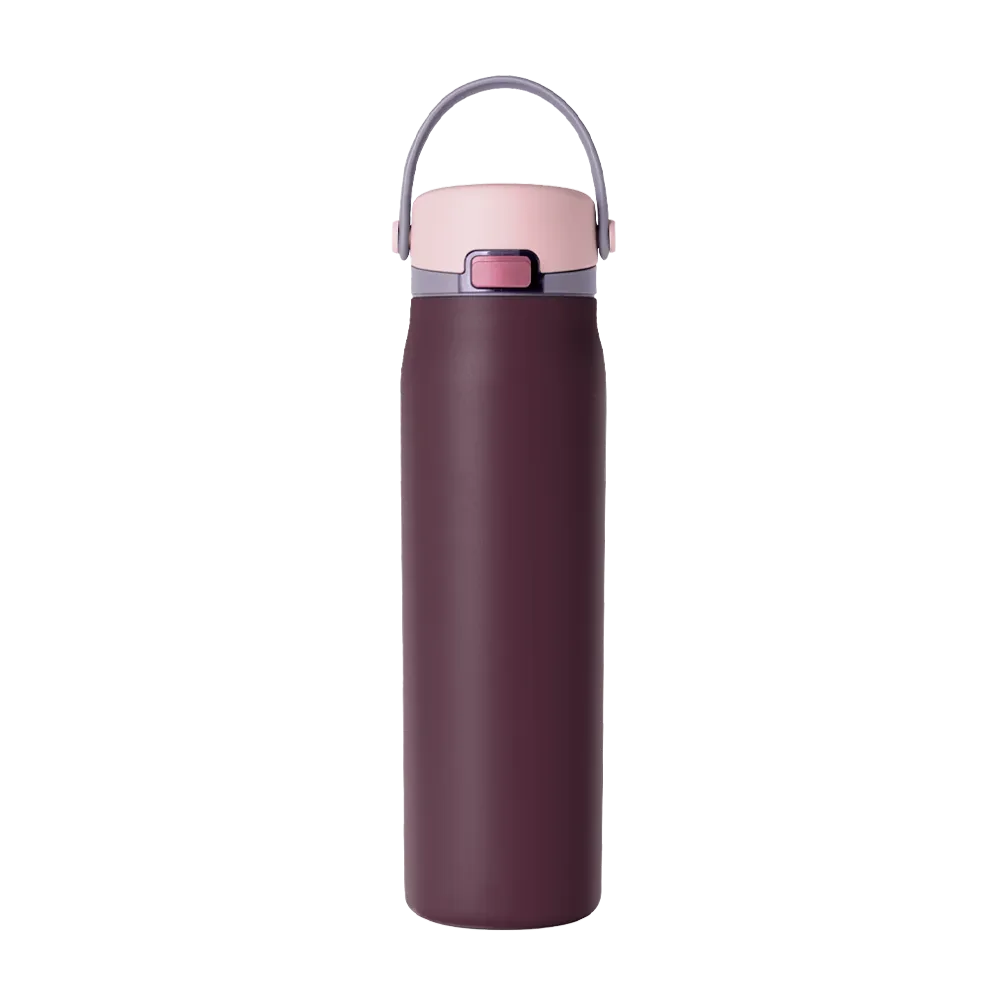Simple Modern Mesa Sport Bottle with Covered Chug Lid 30 oz Cherry Wine Mix 