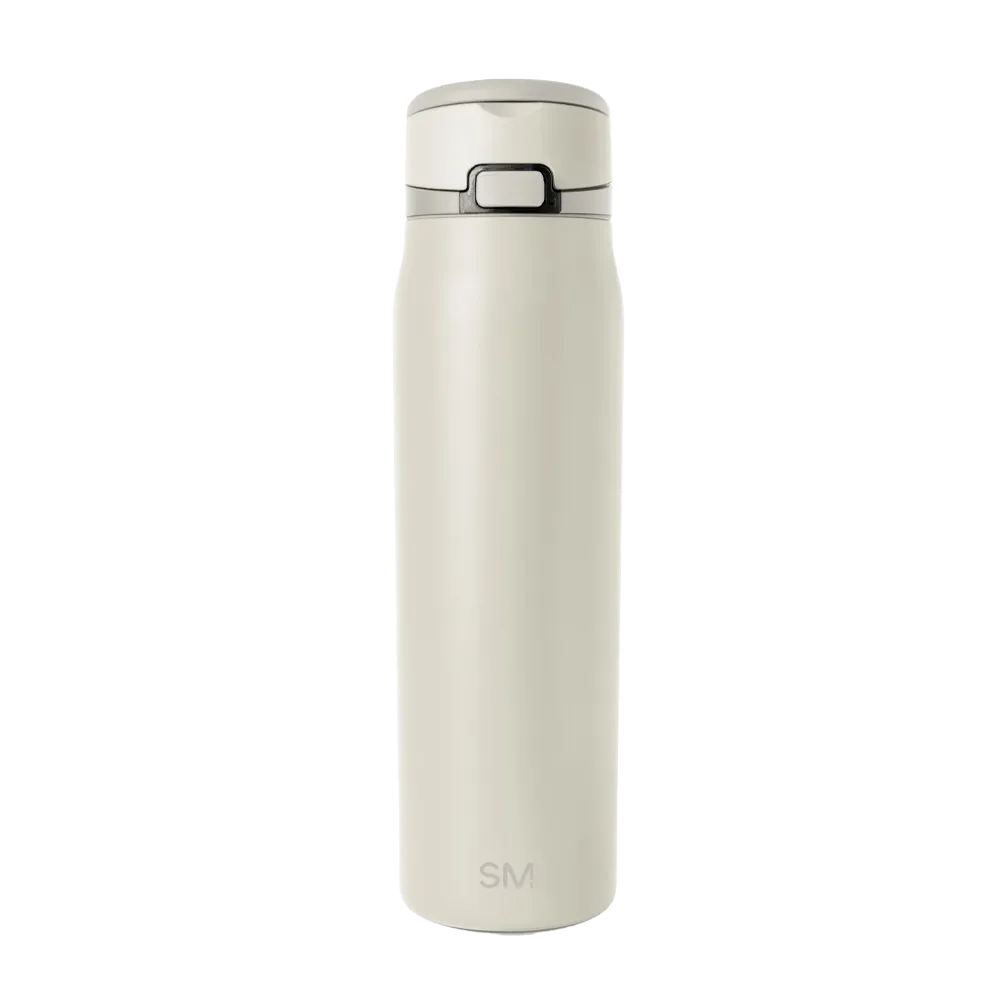 Simple Modern Mesa Loop Bottle with Covered Straw 30 oz Cashew 