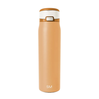 Simple Modern Mesa Loop Bottle with Covered Straw 30 oz Toast 