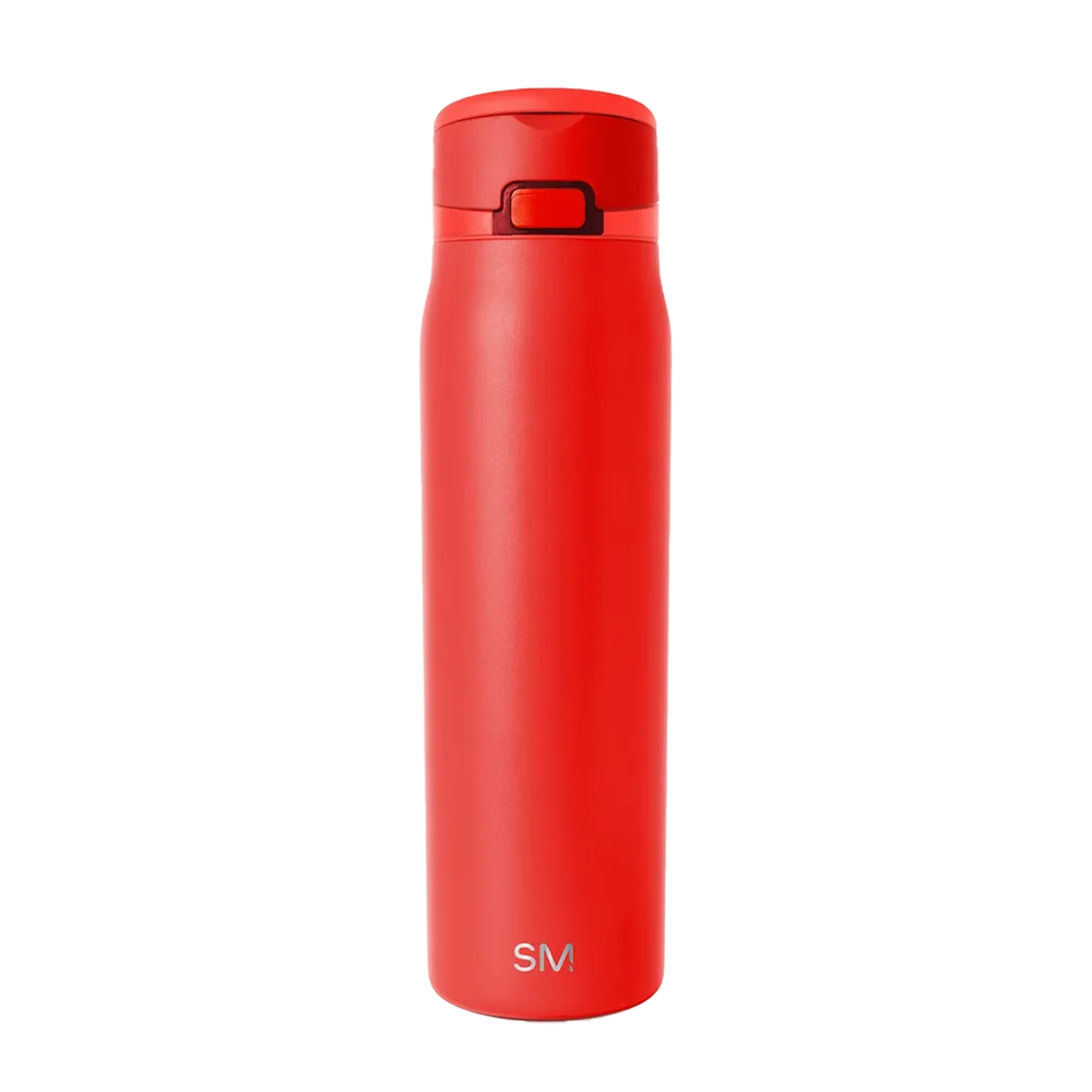 Simple Modern Mesa Loop Bottle with Covered Straw 30 oz Saffron 